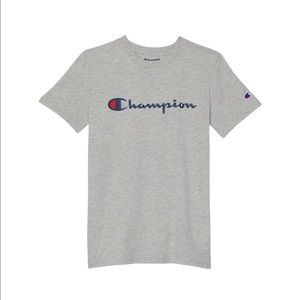NWOT Large Boys’ Classic Script Tee Color Gray
